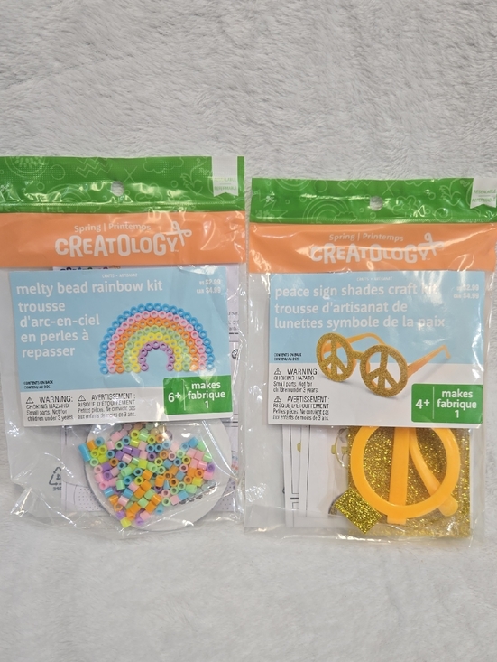 Creatology Other - NWT! 2 Kids Craft Kits- Rainbow & Peace Sign Shades
